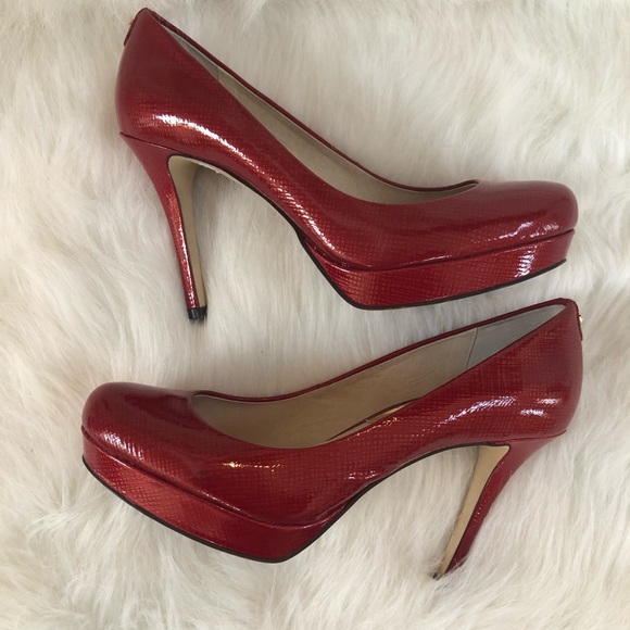 candy apple red heels